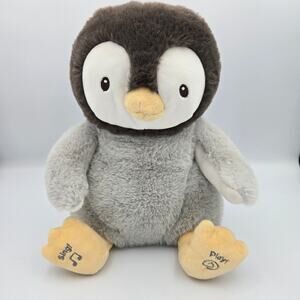 GUND Baby Animated Kissy the Penguin Plush, Singing Stuffed Animal Baby Toy